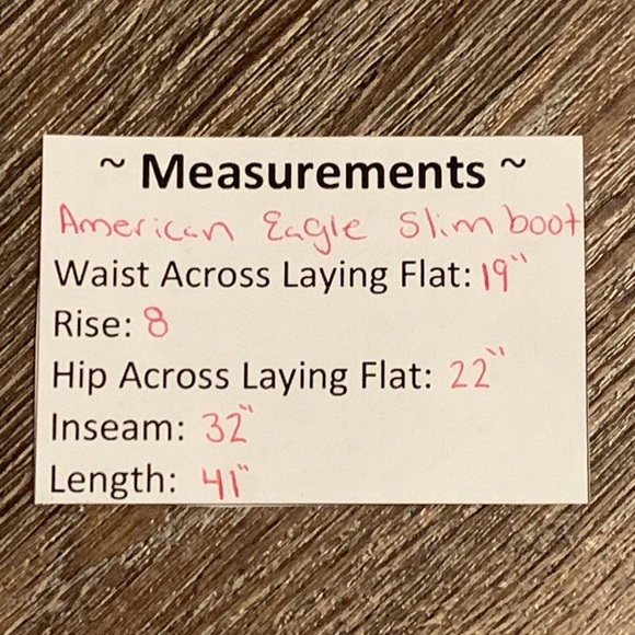 American Eagle Slim Boot Jeans Size 12 - Picture 11 of 11